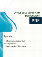 Office 2010 Setup and Deployment