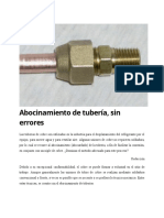 Abocinamiento de Tubería