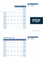 2021 Editable Monthly Calendar Template 04