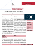 Mediastinitis Caso Clinico