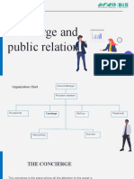 Consierge and Public Relations