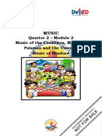 Music: Quarter 2 - Module 2 Music of The Cordillera, Mindoro, Palawan and The Visayas: Music of Mindoro