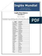 Vocabulario Basico - 4