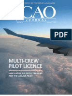 Multi-Crew Pilot Licence: Journal