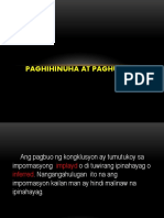 Paghihinuha at Paghuhula PPTX Ni Romar