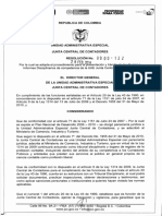 RESOLUCION - 122 Funciones Junta Central de Contadores