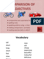 Comparison of Adjectives