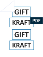 Gift y Kraft