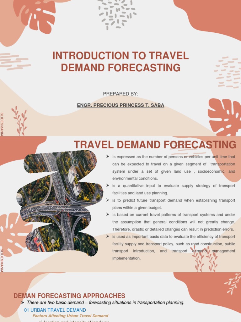 Introduction to Travel Demand Forecasting | PDF | Forecasting | Transport