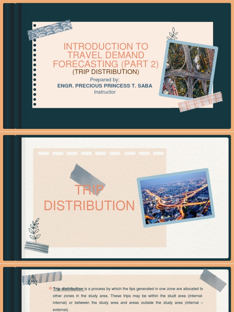 Trip Distribution in Demand Forecasting | PDF | Scientific Method ...
