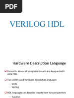 Verilog GATE AND DATA FLOW