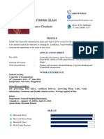 S.R Femina Islam: Finance Graduate