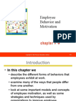 Employee Behavior and Motivation: Inc. Publishing As Prentice Hall