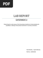 Lab Report: Experiment-3