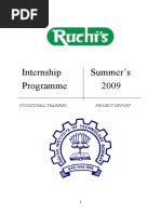 Download 44899856 Ruchi Soya Project Report by Ankita Toshniwal SN53515780 doc pdf