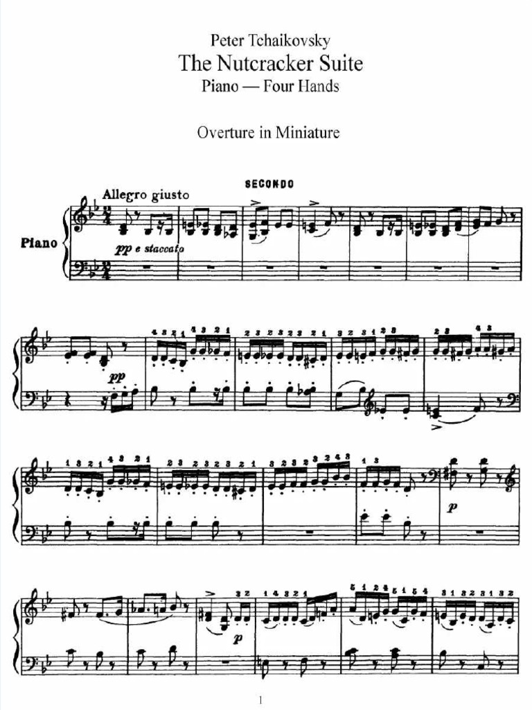 Nutcracker 4 Hands | PDF