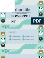 Your Title: Powerpoi NT