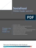 Sosialisasi PDDikti Feeder Versi 4.0