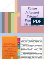 Pert. 10 Sistem Informasi Sebagai Pendukung Manajemen