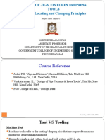 DESIGN OF JIGS, FIXTURES AND PRESS TOOLS