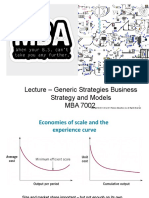 Micro Lecture 2 Business Strategy Generic Strategies