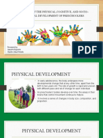 Synthesis of Physical, Cognitive and Socio-Emotional Development of Preschoolers