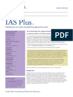 IAS Plus: Accounting For Agreements For The Construction of Real Estate