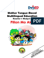 Mother Tongue-Based Multilingual Education: Kwarter 1-Modyul 5