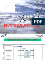 The European Tilt Rotor-Status of ERICA Design and Test Activities