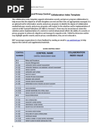 Security and Privacy Control Collaboration Index Template