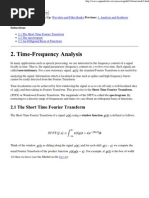 Time-Scale Analysis: Wavelets and Filter Banks 1. Analysis and Synthesis