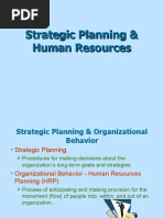 Strategic Planning Human Resources