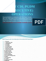 Imt CDL PGDM (Executive) Operations