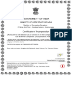 Certificate - of - Incorporation-Diageo Business Services India Pvt. Ltd.