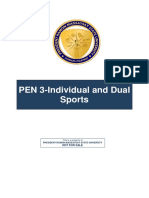 PEN 3-Individual and Dual Sports: Not For Sale