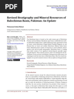 Stratigrapghy Mineral Potential of Balochistan