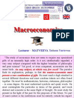 Lecture 1. Introduction To Macroeconomics (Part 1)