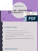 Dolor Abdominal en Urgencias