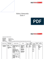 Silabus Matematika SD Mi Kelas 4