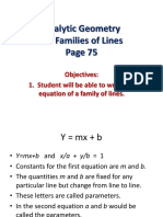 Families of Lines