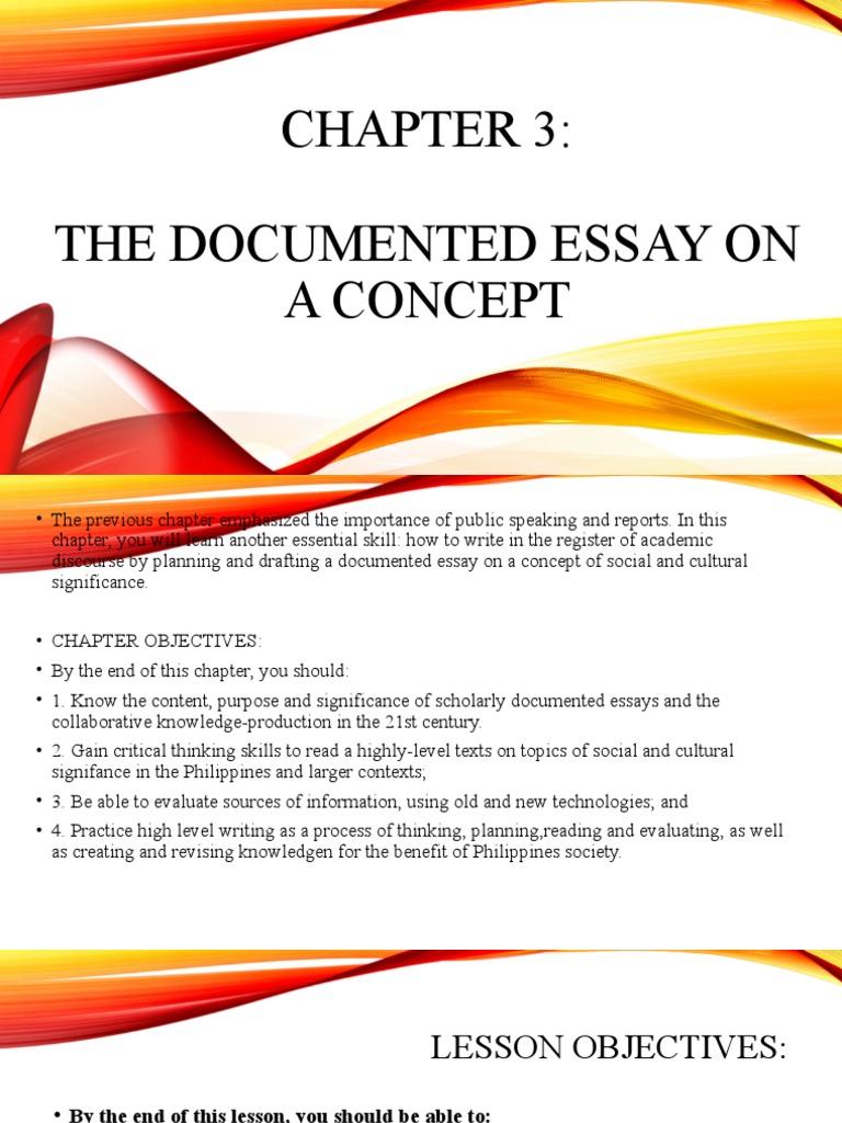 academic research and documented essay in the 21st century