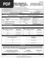 Employer'S Change of Information Form (Ecif) : HQP-PFF-106 (V05, 11/2020)