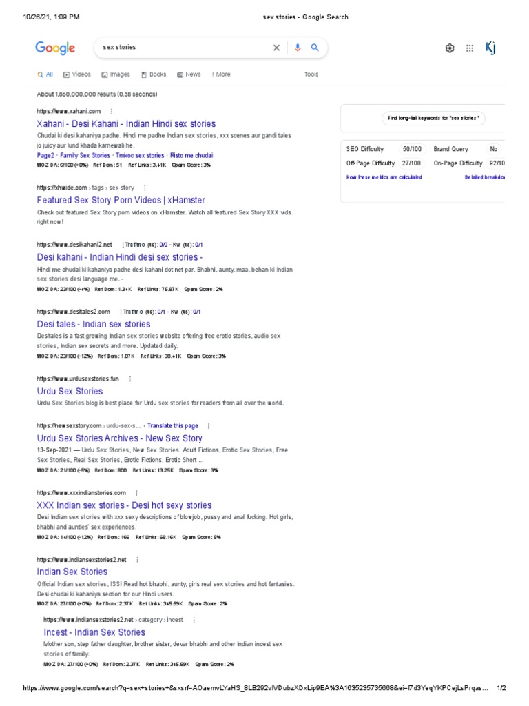 Sex Stories - Google Search | PDF | Search Engine Optimization | Computing