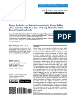 Nr.04-03-09.ambily - Ulaganathanbiomass Production and Nutrient Accumulation by Natural Rubber (Hevea Brasiliensis Wild. Ex A. Juss.) Müell. Arg. Clones in A Humid Tropical Area in South India