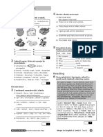 Steps in English 1 Unit 1 Test B | PDF