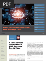 A Cloud Services Cheat Sheet For AWS, Azure, and Google Cloud