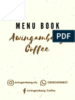 Menu Book: Awingambang Coffee