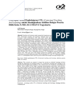 Penerapan Model Pembelajaran CTL Contextual Teachi