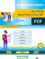 Quizz - Tebak Nama Surat Di Juz 30