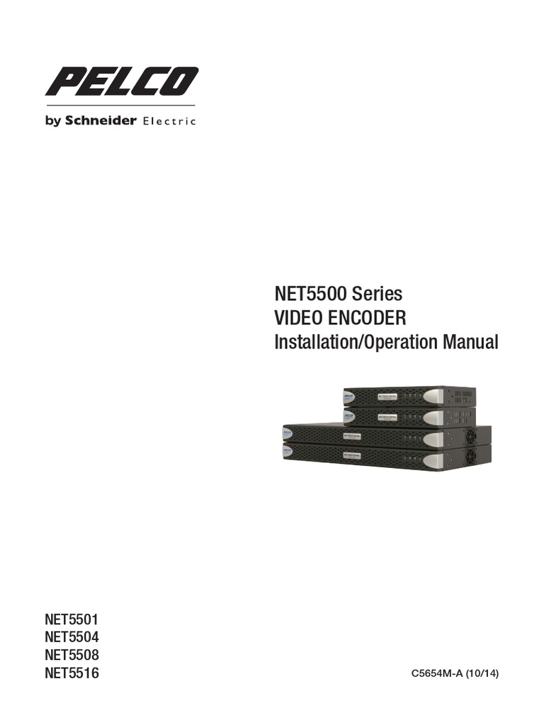 Pelco NET5516 Installation Manual | PDF | Electrostatic Discharge ...
